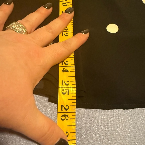 LOFT Black and White Polka Dot Tank Top - Picture 4 of 6